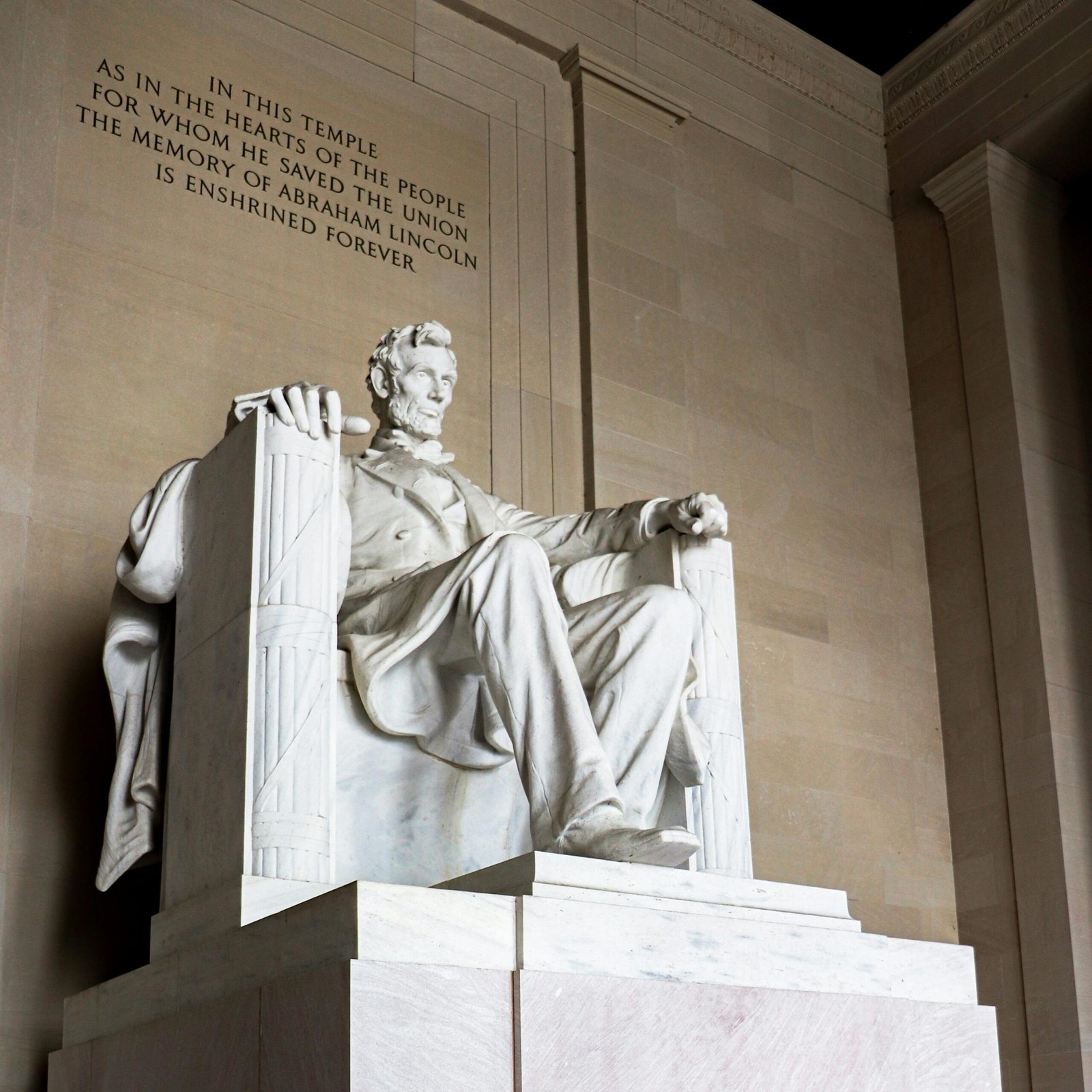National Mall in Washington DC with Lincoln Memorial and Washington Monument