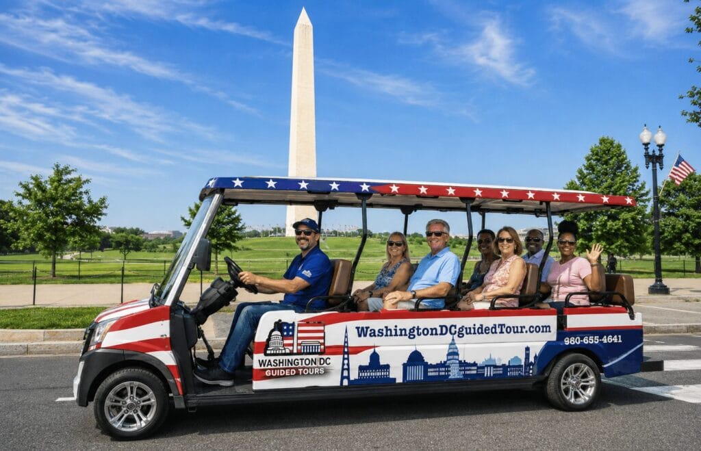 Washington DC guided tour near the Washington Monument