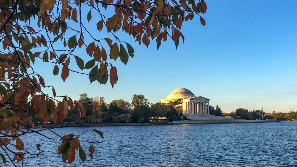 Thomas Jefferson Memorial and Tidal Basin Washington DC