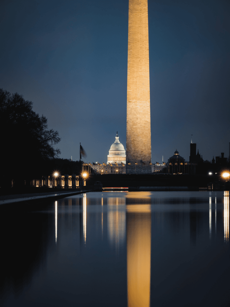 Twilight exploration in Washington DC