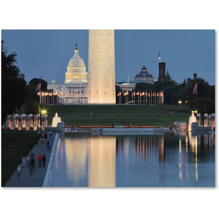 National Mall at twilight in Washington DC