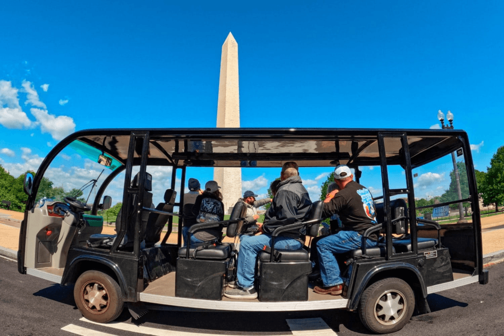 Washington DC twilight sightseeing E-Cart tour