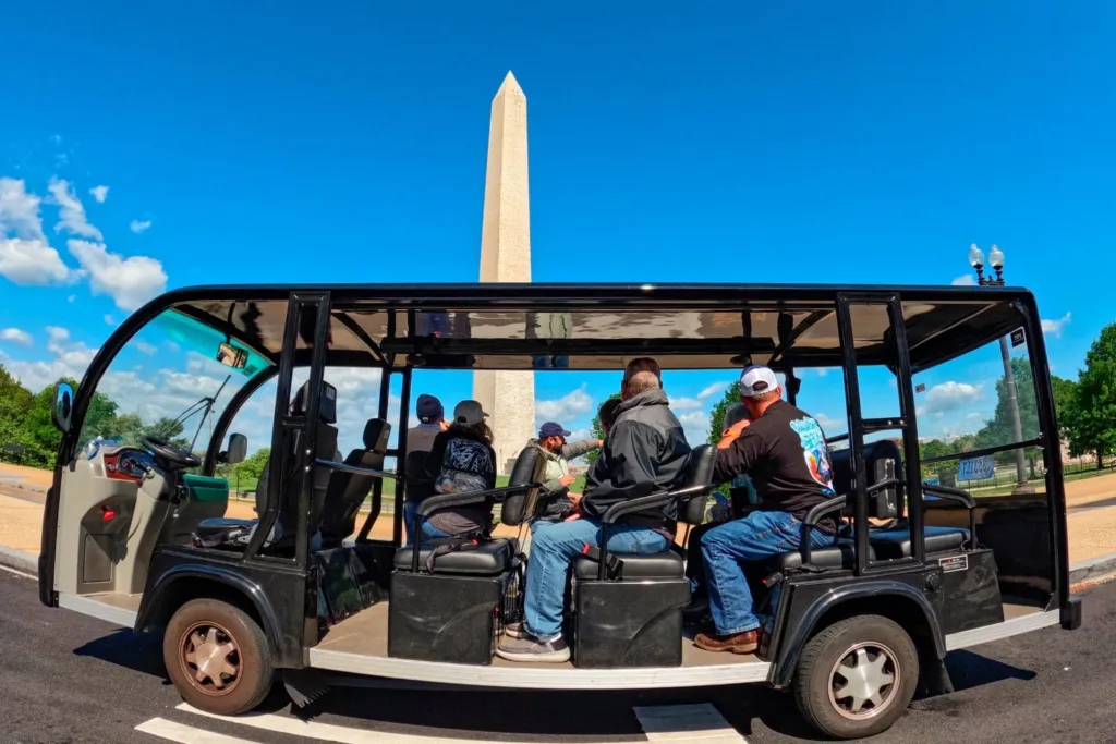 Washington DC twilight sightseeing E-Cart tour