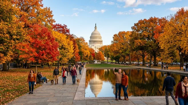 Washington DC fall foliage
