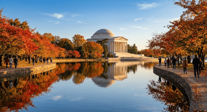 Washington DC fall foliage